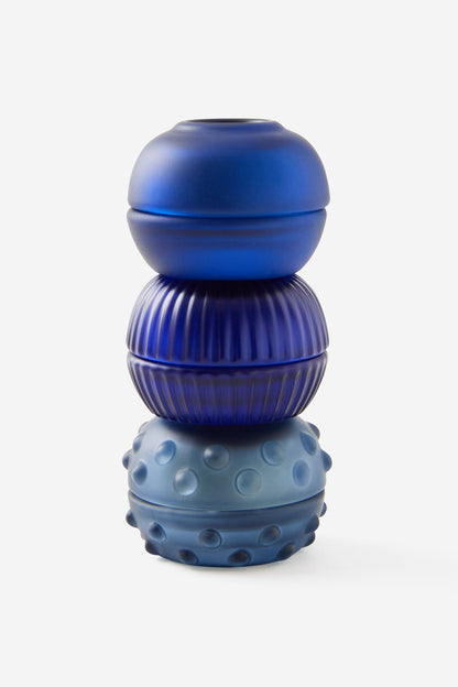 Mini Stackers Glass Tea Light Candle