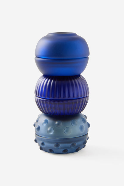 Mini Stackers Glass Tea Light Candle