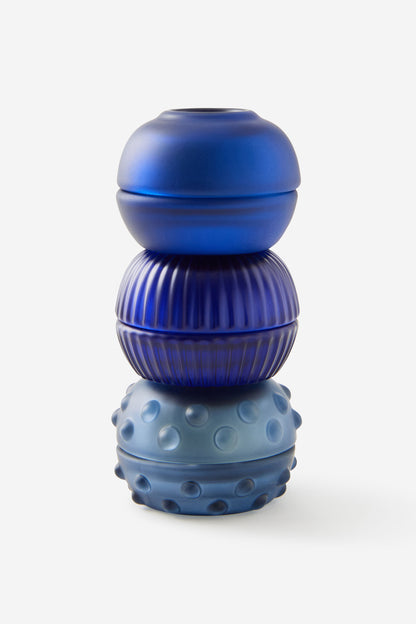 Mini Stackers Glass Tea Light Candle