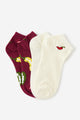 Ankle Socks 2 Packs