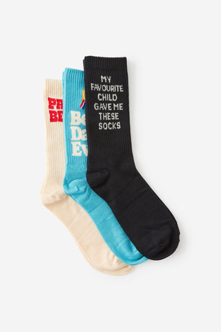 Father's Day 3 Pack of Socks