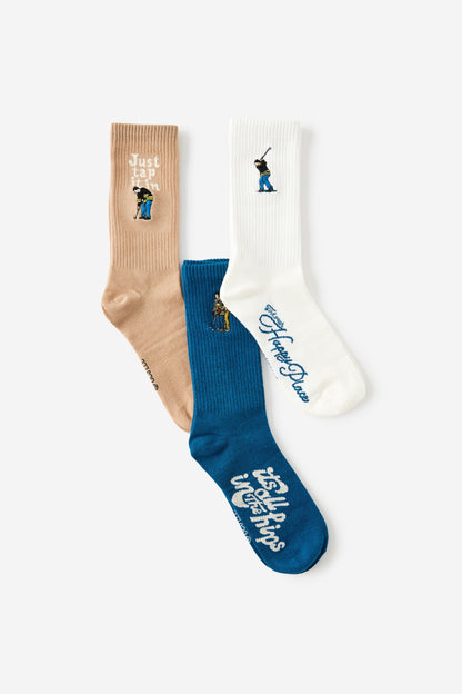 Happy Gilmore 3 Pack of Socks