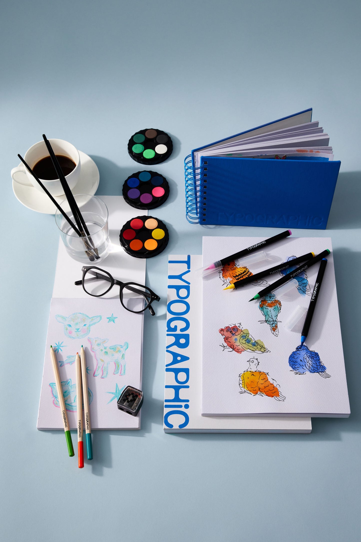 A5 Premium Spiral Watercolour Book