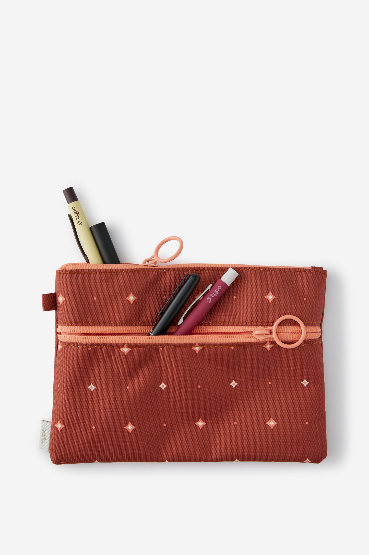 Double Zip Pencil Case