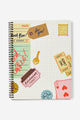 A4 Spiralbound Subject Notebook