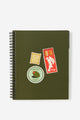 A5 Spiralbound Subject Notebook