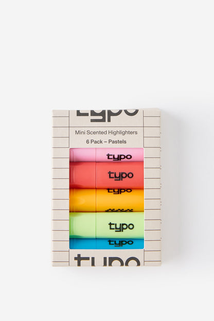Mini Highlighter 6Pk