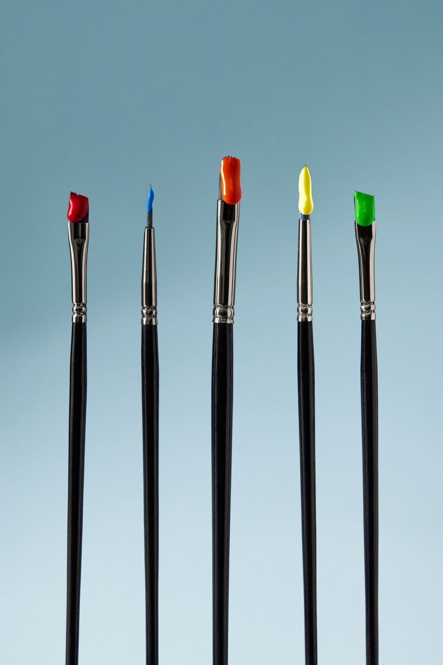 Gouache Paint Brushes 5Pk