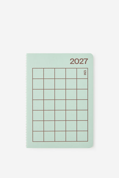 2027 A5 Monthly Open Agenda Diary