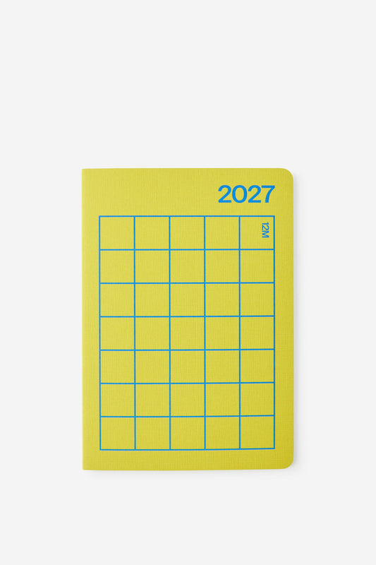 2027 A5 Monthly Open Agenda Diary