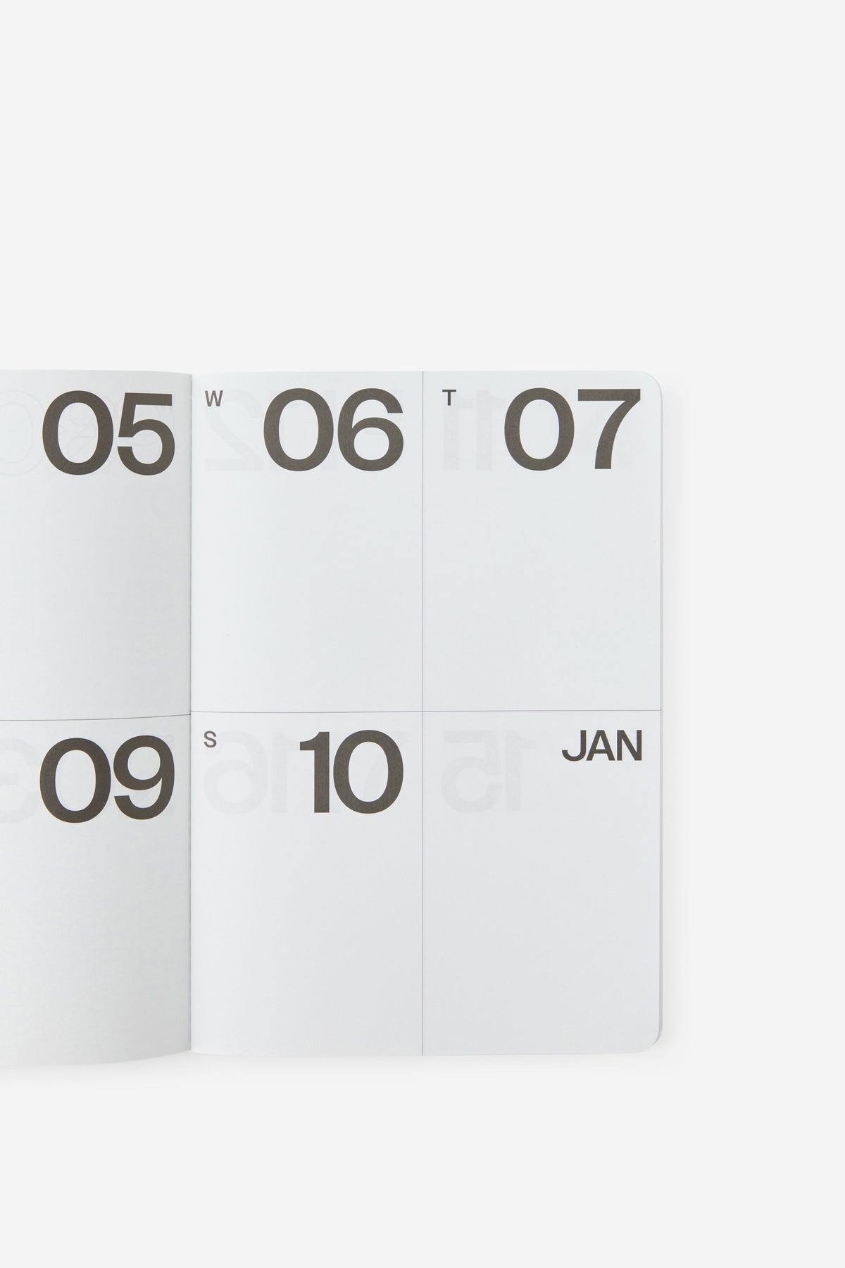 2027 A5 Weekly Open Agenda Diary