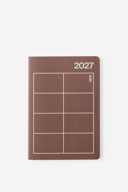 2027 A5 Weekly Open Agenda Diary