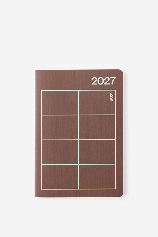 2027 A5 Weekly Open Agenda Diary