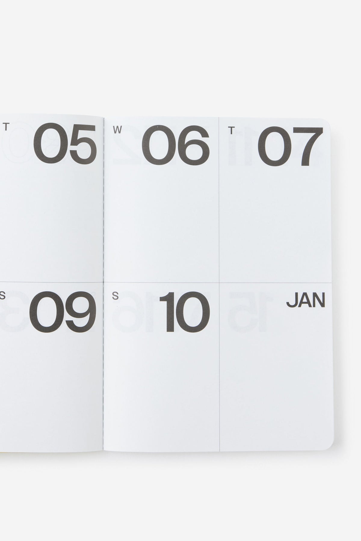 2027 A5 Weekly Open Agenda Diary