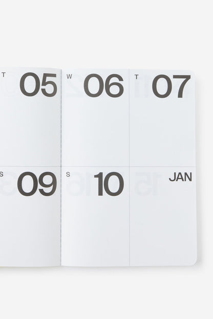2027 A5 Weekly Open Agenda Diary