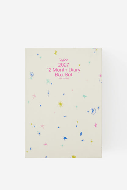 2027 A5 Daily Diary 12Pk Box Set