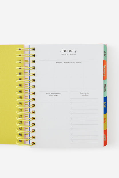 2027 A5 Daily Bright Days Diary