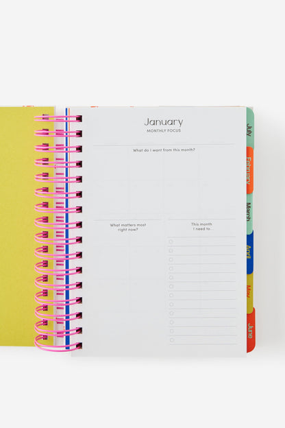 2027 A5 Daily Bright Days Diary