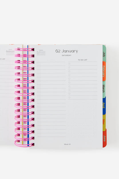 2027 A5 Daily Bright Days Diary