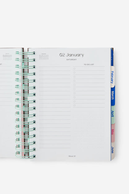 2027 A5 Daily Bright Days Diary