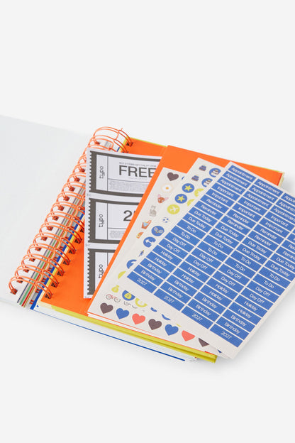 2027 A5 Weekly Bright Days Diary