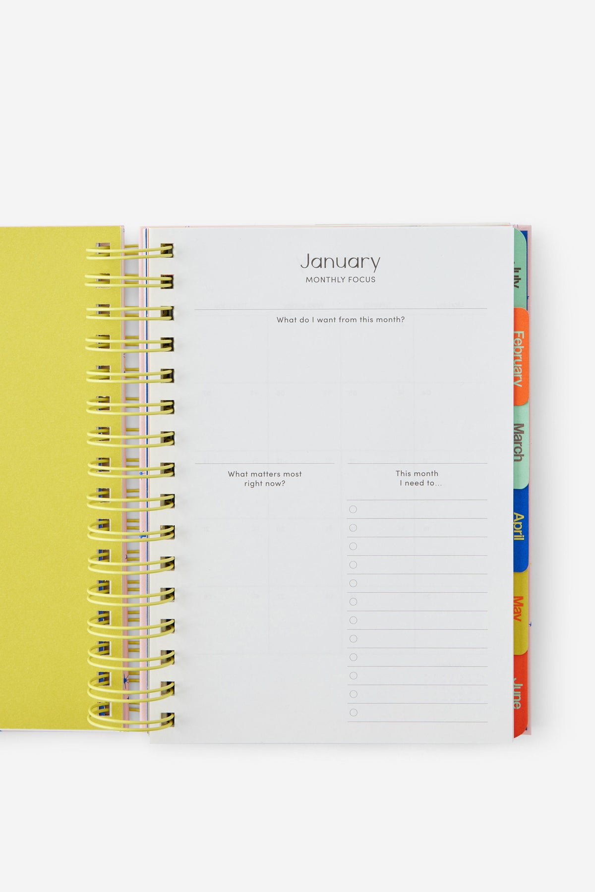 2027 A5 Weekly Bright Days Diary