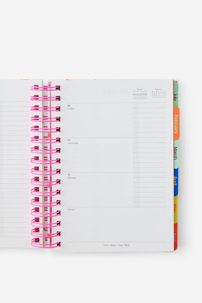 2027 A5 Weekly Bright Days Diary