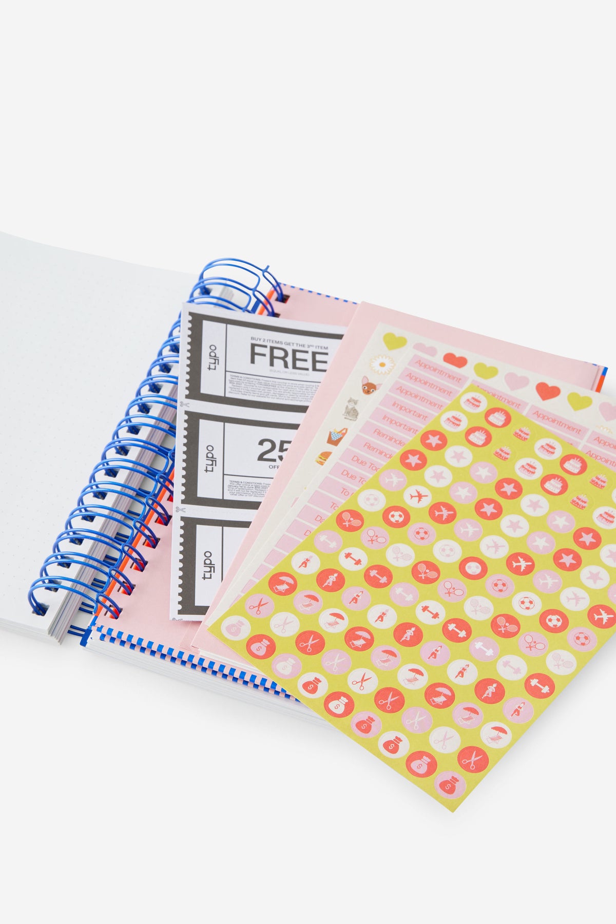 2027 A5 Weekly Bright Days Diary
