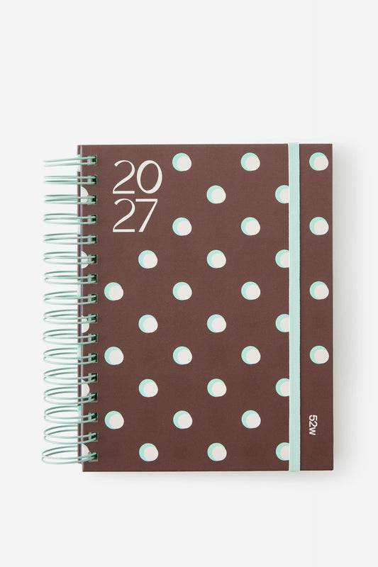 2027 A5 Weekly Bright Days Diary