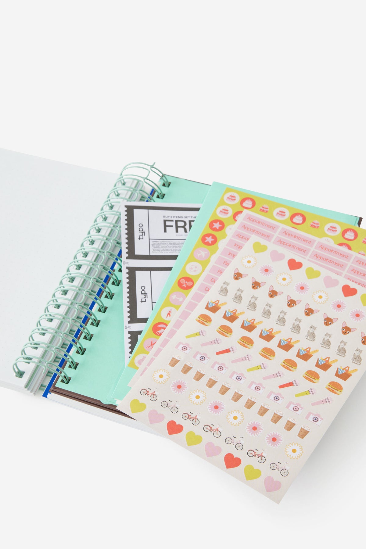 2027 A5 Weekly Bright Days Diary