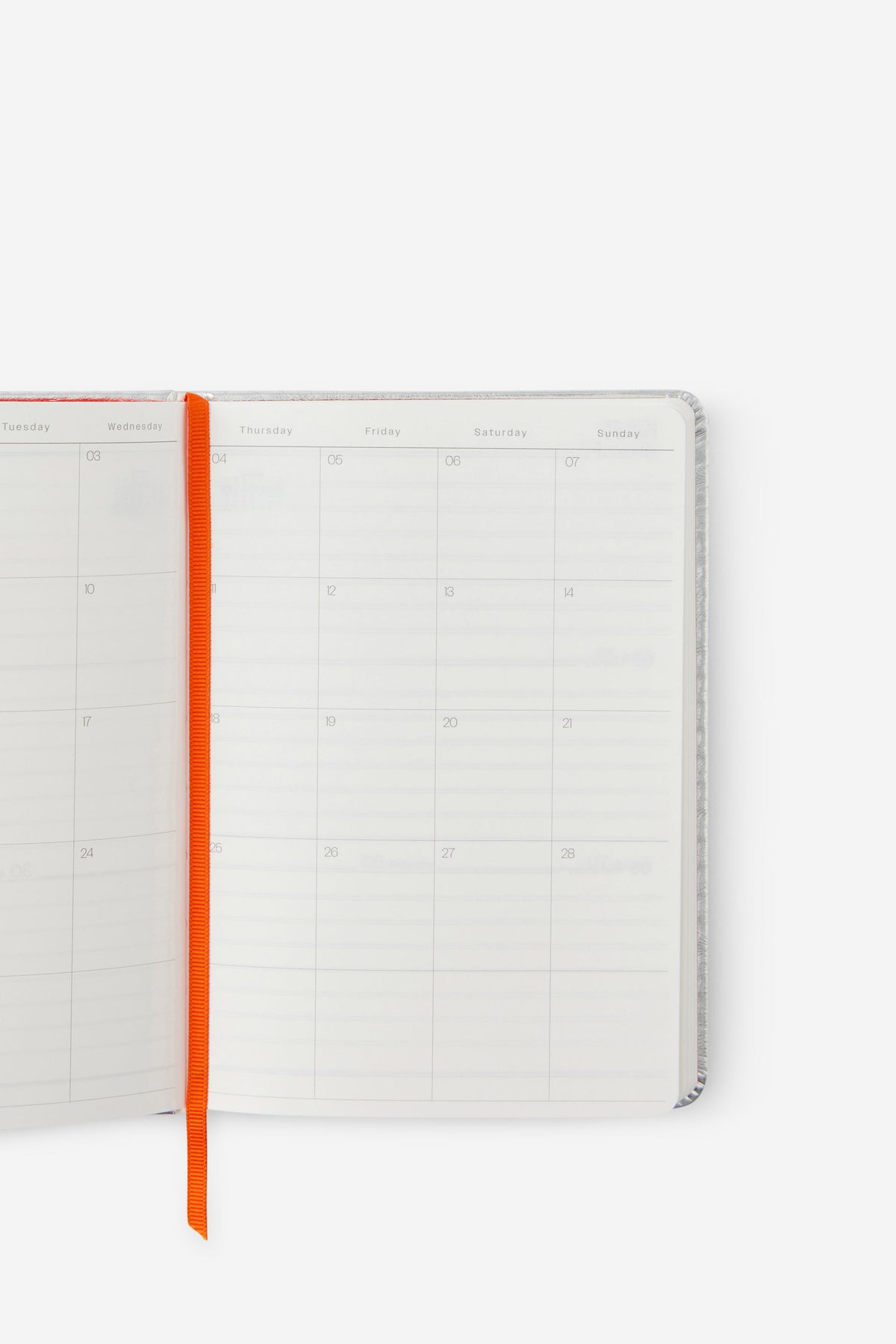 2027 B6 Weekly On Schedule Diary