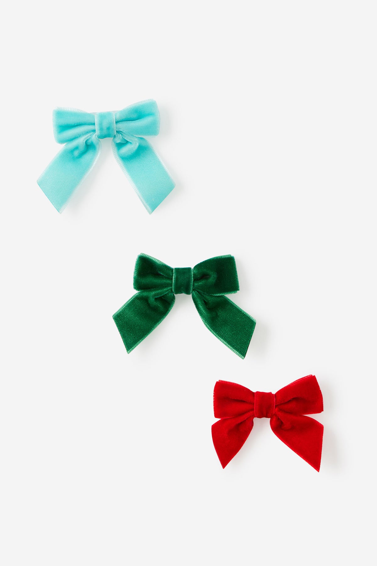 Mini Velvet Bow 3Pk