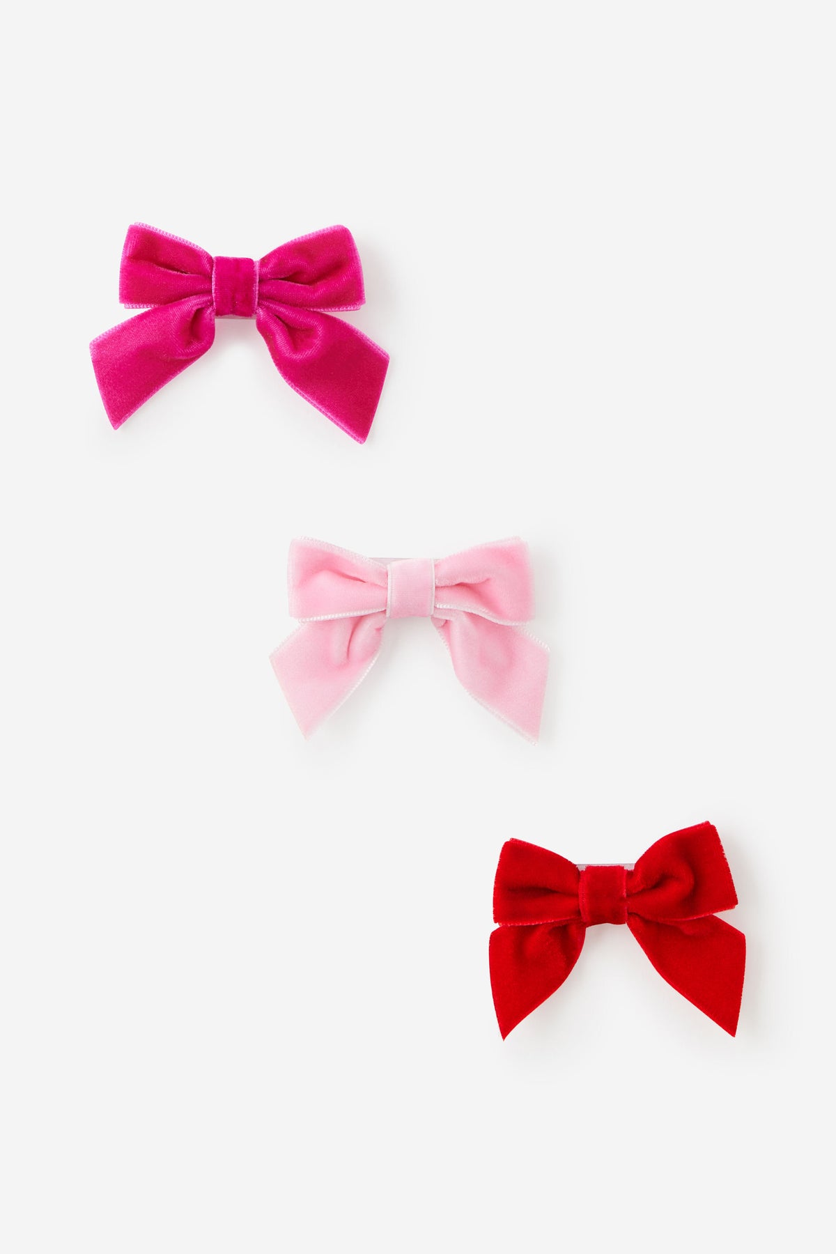 Mini Velvet Bow 3Pk