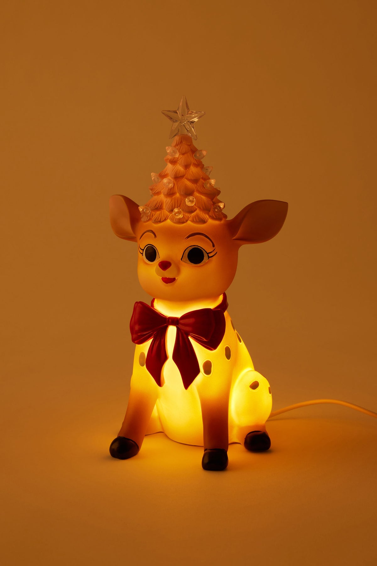Christmas Resin Deer Lamp