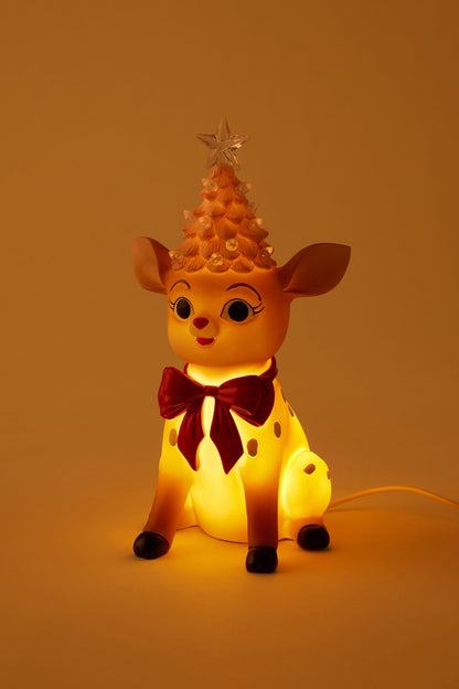 Christmas Resin Deer Lamp