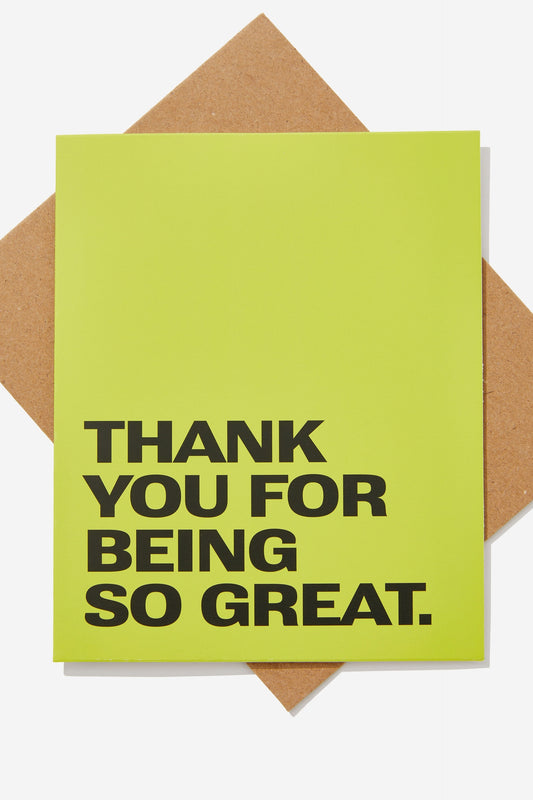 Thank You Card
