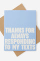 Thank You Card