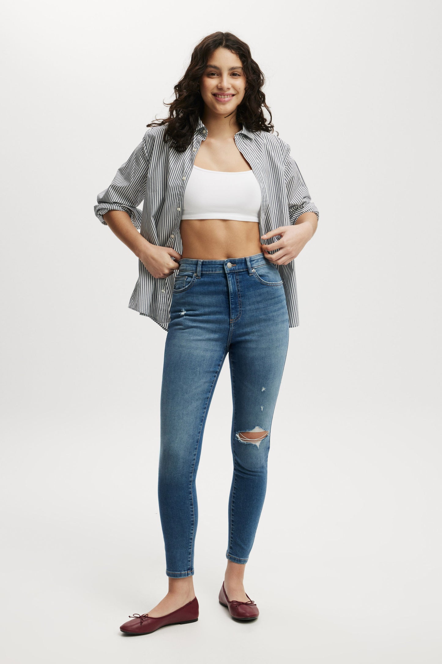 High Rise Skinny Jean