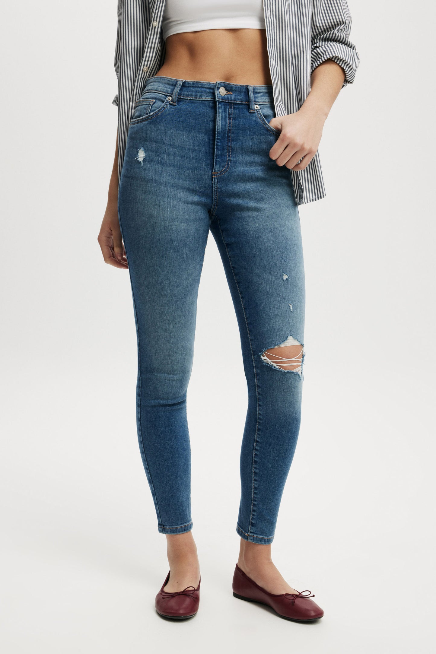 High Rise Skinny Jean