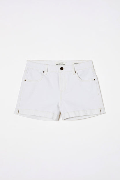 Mid Rise Classic Stretch Denim Short