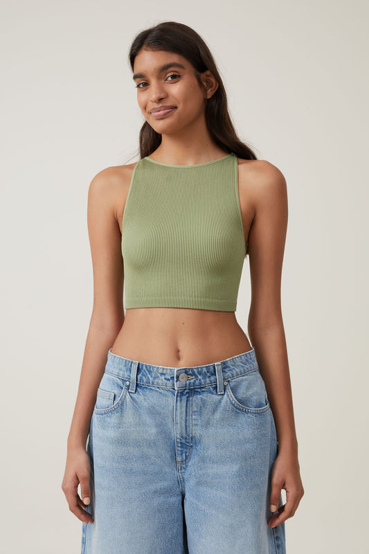 Seamless Benni High Neck Tank
