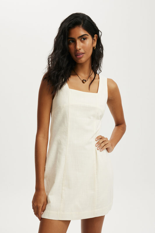 Square Neck Mini Dress