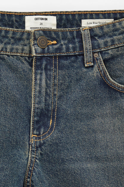 Low Rise Straight Jean