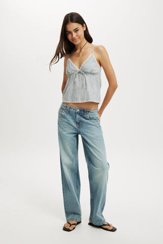 Low Rise Straight Jean