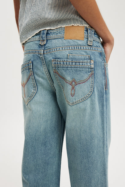 Low Rise Straight Jean