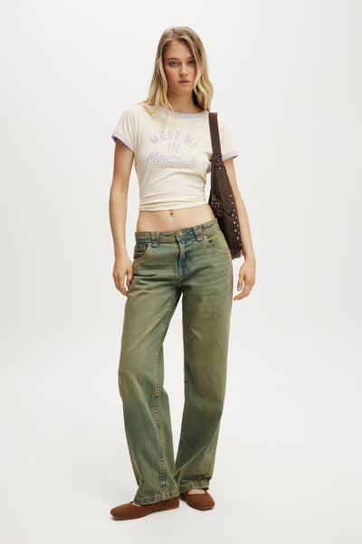 Low Rise Straight Jean