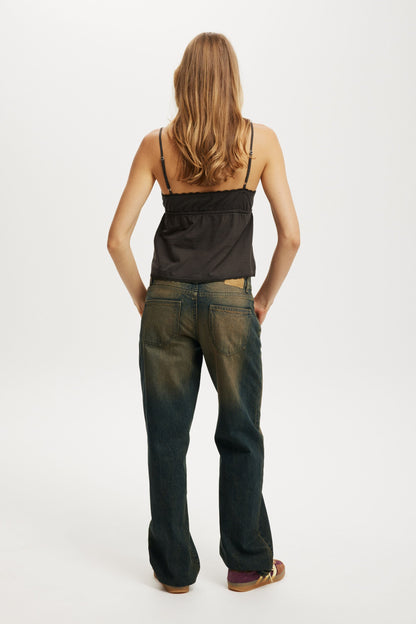 Low Rise Straight Jean