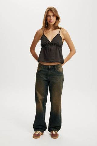 Low Rise Straight Jean