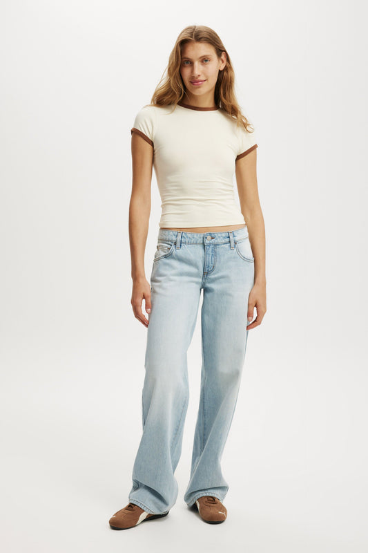 Low Rise Straight Jean