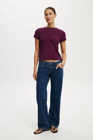 Low Rise Straight Jean